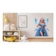 Sticker decorativ, Printesa, Albastru, 1374STK-16