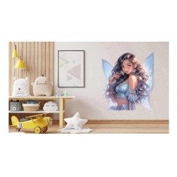 Sticker decorativ, Printesa, Gri, 1374STK-2 Sticker decorativ, Printesa, Gri, 1374STK-2