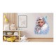 Sticker decorativ, Printesa, Alb, 1374STK-9 Sticker decorativ, Printesa, Alb, 1374STK-9