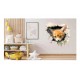 Sticker decorativ, Vulpe, Maro, 1375STK