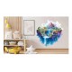 Sticker decorativ, Minecraft, Albastru, 1376STK-12 Sticker decorativ, Minecraft, Albastru, 1376STK-12