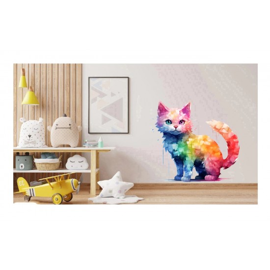 Sticker decorativ, Minecraft, Roz, 1376STK-3