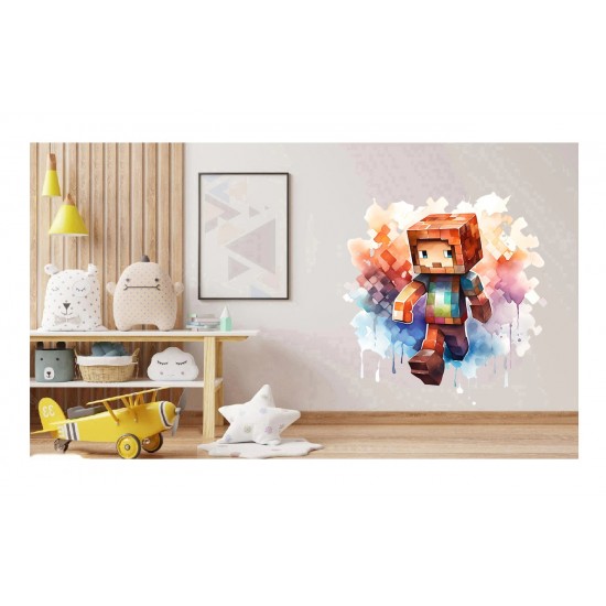 Sticker decorativ, Minecraft, Maro, 1376STK-6