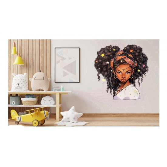 Sticker decorativ, Zodiac Fecioara, Negru, 1377STK-11 Sticker decorativ, Zodiac Fecioara, Negru, 1377STK-11