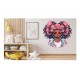 Sticker decorativ, Zodiac  Rac, Roz, 1377STK-2