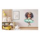 Sticker decorativ, Printesa, Turcoaz, 1378STK-14 Sticker decorativ, Printesa, Turcoaz, 1378STK-14