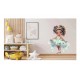 Sticker decorativ, Printesa, Turcoaz, 1378STK-16