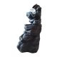 Fantana arteziana cu roci, cu buton On/off, Bila si leduri luminoase, 35 cm, 1931L