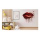 Sticker decorativ, Buze, Rosu, 60 cm, 1301STK Sticker decorativ, Buze, Rosu, 60 cm, 1301STK