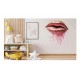 Sticker decorati, Buze, Roz, 62 cm, 1301STK-1
