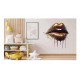 Sticker decorativ, Buze, Auriu, 60 cm, 1301STK-2 Sticker decorativ, Buze, Auriu, 60 cm, 1301STK-2