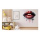 Sticker decorativ, Buze, Rosu, 60 cm, 1302STK-14 Sticker decorativ, Buze, Rosu, 60 cm, 1302STK-14