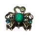 Clama de par in forma de Funda, Vintage, 2.5 cm, Verde, 92BJ