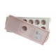 Cutie pentru cuburi de gheata cu capac, Roz, 12 cavitati, 3 cm, AK71-4