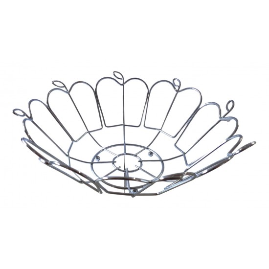 Cos pentru fructe, Argintiu, 26.5 cm, HML38 Cos pentru fructe, Argintiu, 26.5 cm, HML38