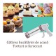 Presa pentru biscuiti, 23 piese, Gri, HML48