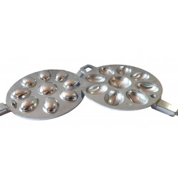 Forma prajituri nuci cu 9 orificii, Argintiu, 40 cm, HML37