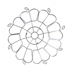Cos pentru fructe, Argintiu, 26.5 cm, HML38