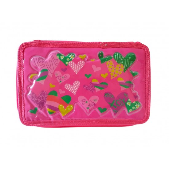 Penar pentru copii cu Inimi, Roz, 20 cm, LTOY46 Penar pentru copii cu Inimi, Roz, 20 cm, LTOY46