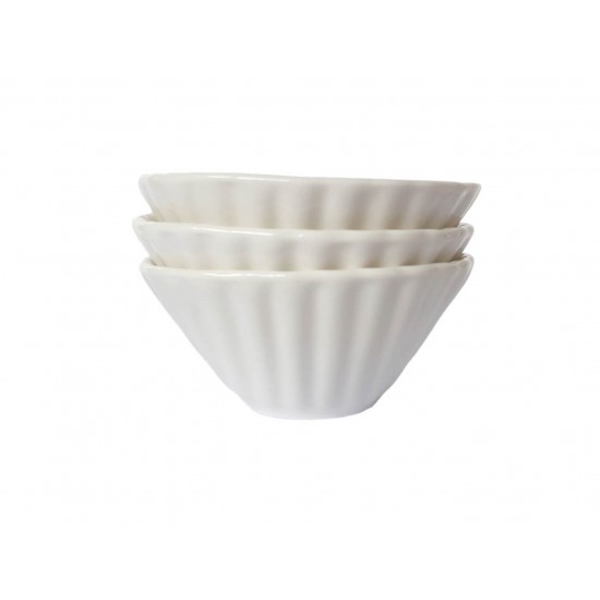 Set 3 Boluri de servire, Alb, 12 cm, 216G-2 Set 3 Boluri de servire, Alb, 12 cm, 216G-2