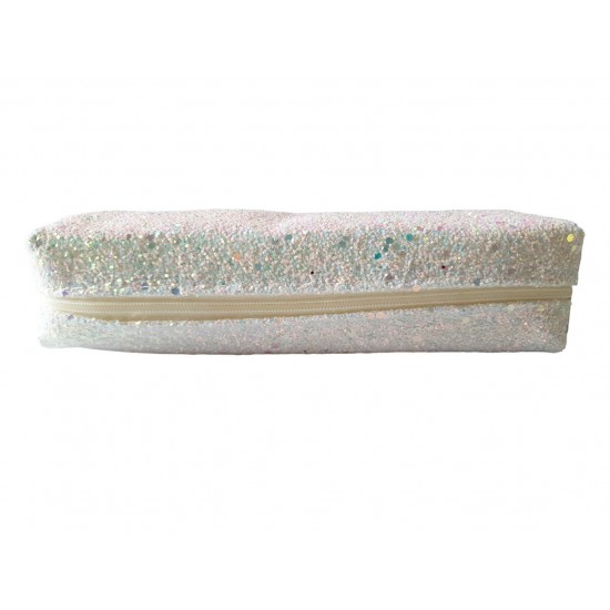 Penar pentru copii cu Sclipici, Alb, 21 cm, LTOY39 Penar pentru copii cu Sclipici, Alb, 21 cm, LTOY39
