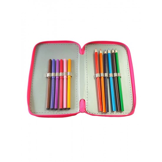 Penar pentru copii cu Inimi, Roz, 20 cm, LTOY46 Penar pentru copii cu Inimi, Roz, 20 cm, LTOY46