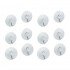 Set 12  cuiere pentru baie sau bucatarie, Transparent, HML3