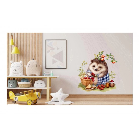 Sticker decorativ, Arici, Multicolor, 64 cm, 1276STK Sticker decorativ, Arici, Multicolor, 64 cm, 1276STK