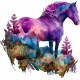 Sticker decorativ, Cal, Multicolor, 61 cm, 1259STK-1 Sticker decorativ, Cal, Multicolor, 61 cm, 1259STK-1