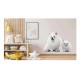 Sticker decorativ, Catel German, Alb, 80 cm, 1244STK Sticker decorativ, Catel German, Alb, 80 cm, 1244STK
