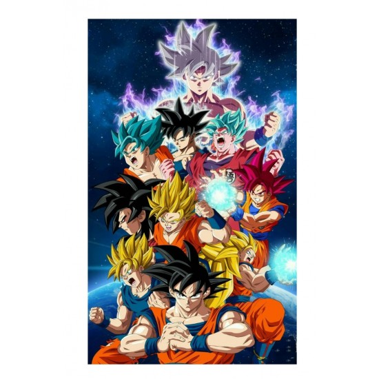 Sticker decorativ, Dragon ball Goku, Portocaliu, 90 cm, 1359STK Sticker decorativ, Dragon ball Goku, Portocaliu, 90 cm, 1359STK