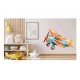 Sticker decorativ, Elicopter, Albastru, 90 cm, 1286STK-4