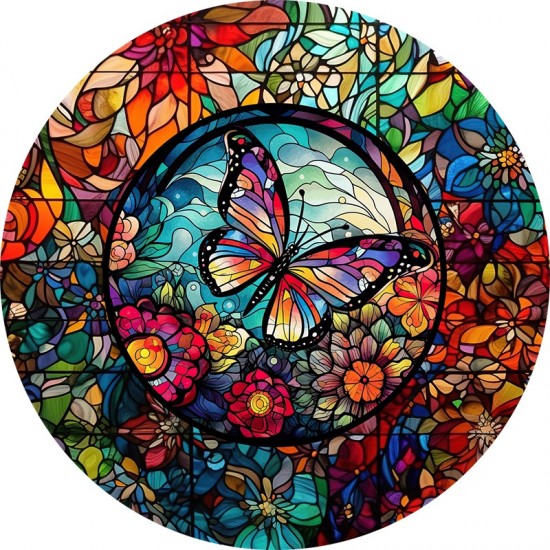 Sticker decorativ, Fluture, Multicolor, 60 cm, 1278STK Sticker decorativ, Fluture, Multicolor, 60 cm, 1278STK