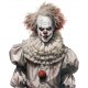 Sticker decorativ, Horror, Alb, 74 cm, 1321STK-2