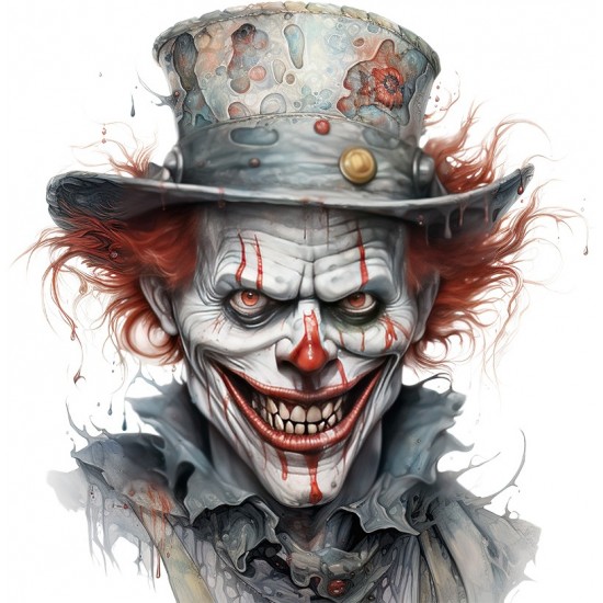Sticker decorativ, Horror, Waterproof, Gri, 60 cm, 1306STK-3 Sticker decorativ, Horror, Waterproof, Gri, 60 cm, 1306STK-3