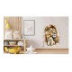 Sticker decorativ, Leu, Portocaliu, 77 cm, 1213STK-2