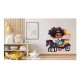 Sticker decorativ, Mica Printesa, Multicolor, 61 cm, 1280STK-6 Sticker decorativ, Mica Printesa, Multicolor, 61 cm, 1280STK-6