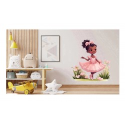 Sticker decorativ, Mica Printesa, Roz, 65 cm, 1280STK-5 Sticker decorativ, Mica Printesa, Roz, 65 cm, 1280STK-5