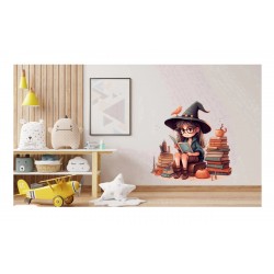 Sticker decorativ, Mica Vrajitoare, Multicolor, 62 cm, 1263STK-3 Sticker decorativ, Mica Vrajitoare, Multicolor, 62 cm, 1263STK-3