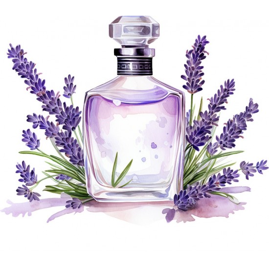 Sticker decorativ, Parfum din Lavanda, Mov, 68 cm, 1339STK-9 Sticker decorativ, Parfum din Lavanda, Mov, 68 cm, 1339STK-9
