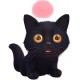 Sticker decorativ, Pisica, Negru, 76 cm, 1254STK Sticker decorativ, Pisica, Negru, 76 cm, 1254STK