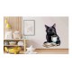 Sticker decorativ, Pisica, Negru, 85 cm, 1258STK-2 Sticker decorativ, Pisica, Negru, 85 cm, 1258STK-2