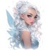 Sticker decorativ, Printesa, 76 cm, 1373STK-4