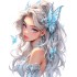 Sticker decorativ, Printesa, 76 cm, 1373STK-5