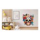 Sticker decorativ, Sugar Skull, Multicolor, 64 cm, 1201STK-2 Sticker decorativ, Sugar Skull, Multicolor, 64 cm, 1201STK-2