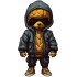 Sticker decorativ, Teddy Hip Hop, Negru, 90 cm, 1332STK-3