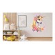 Sticker decorativ, Unicorn, Galben, 61 cm, 1287STK-2