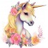Sticker decorativ, Unicorn, Galben, 61 cm, 1287STK-2