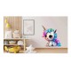 Sticker decorativ, Unicorn, Multicolor, 75 cm, 1202STK-4
