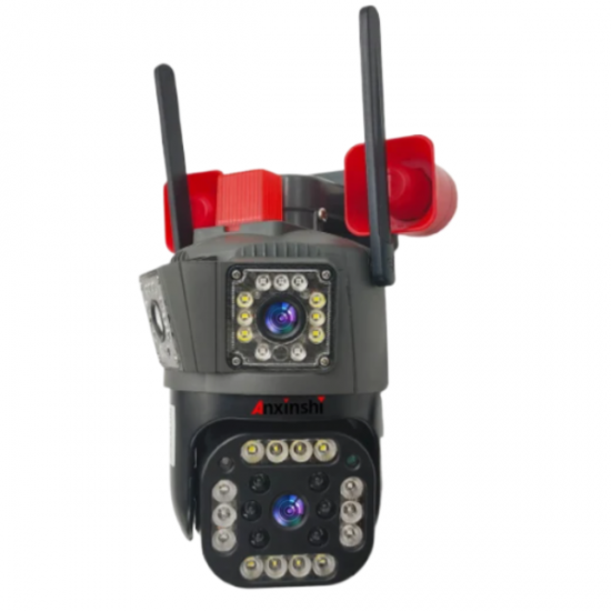 Camera de Supraveghere Tripla, Ethernet, Slot 4G SIM,12MP Ultra HD, Zoom 5X, Night Vision Color, Audio 2-Way Camera de Supraveghere Tripla, Ethernet, Slot 4G SIM,12MP Ultra HD, Zoom 5X, Night Vision Color, Audio 2-Way
